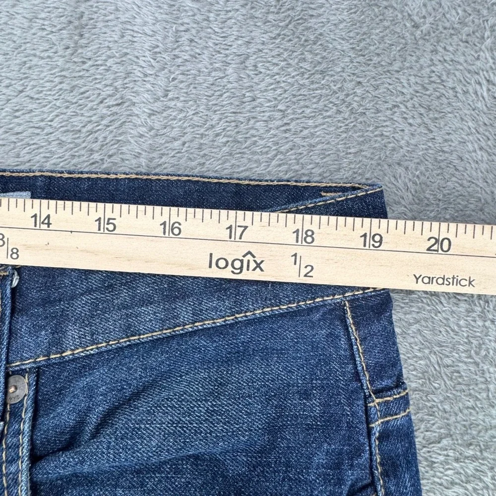Aeropostale Straight Leg Jeans Mens 38x32 Dark Wash Blue Excellent 100% Cotton